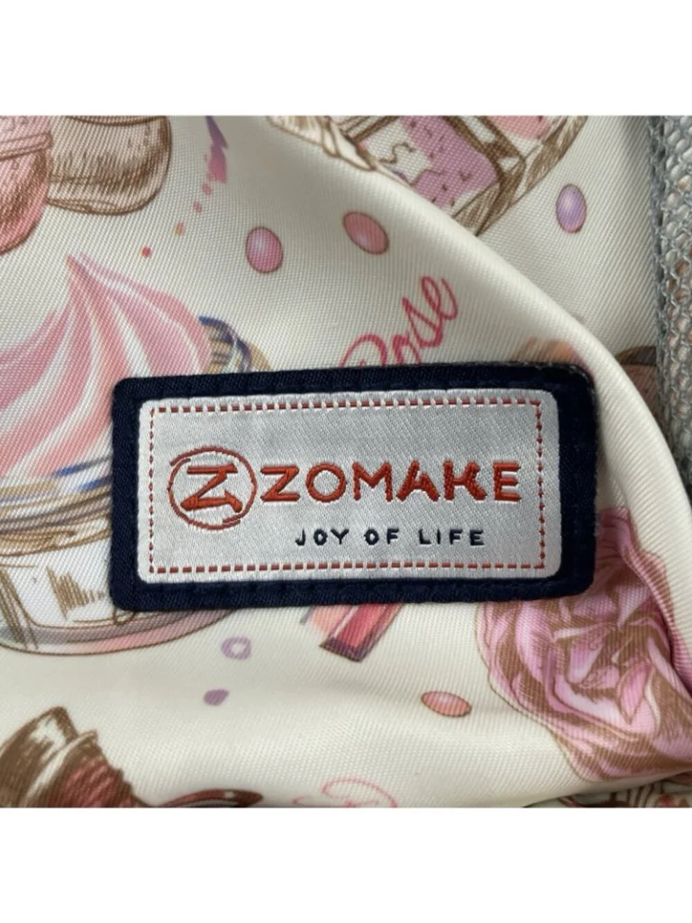 ZOMAKE Sling Backpack Crossbody Bag Travel Rose Cosmetics Perfume Print